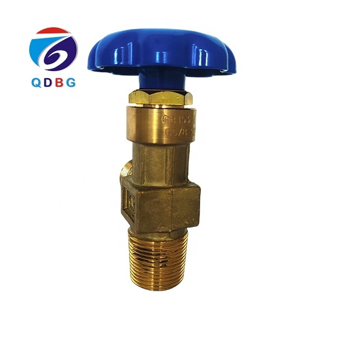 QDBG Factory Supply Bull Nose Brass F-4B Oxygen Gas Valve