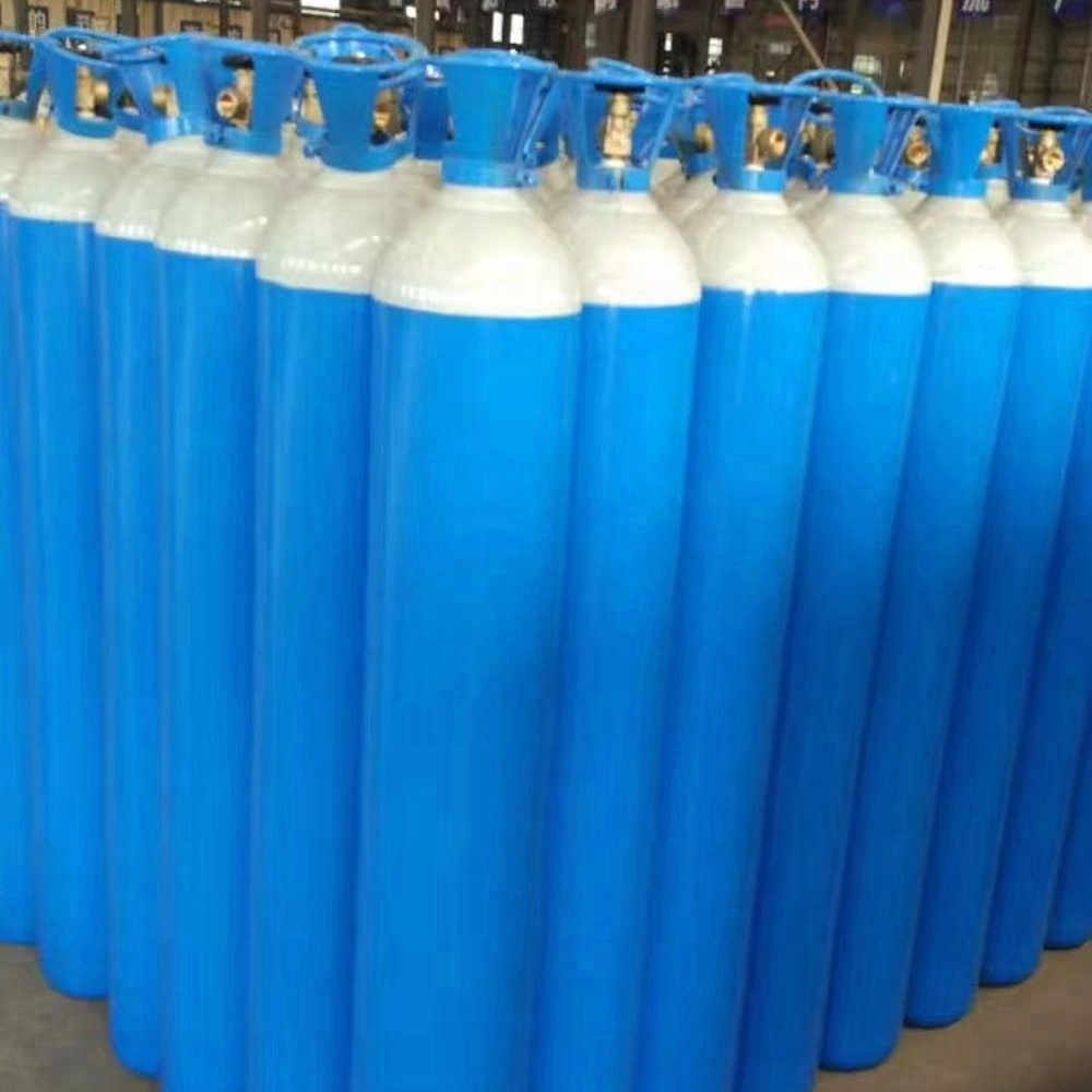 JP Marking Seamless Steel Oxygen Cylinder