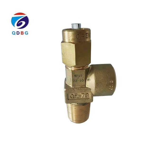 Hot Sale Bull Nose QF-7B Brass Gas Valve for Oxygen Nitrogen Air Use