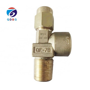 Hot Sale Bull Nose QF-7B Brass Gas Valve for Oxygen Nitrogen Air Use