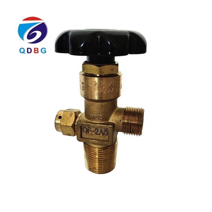 QDBG Factory Supply Bull Nose Brass QF-6 Oxygen Gas Valve