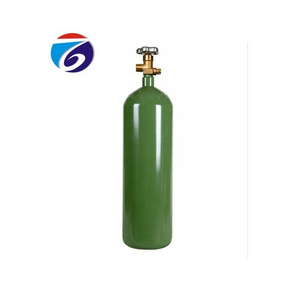 Seamless Steel Small Portable Oxygen Cylinder 10L Mini Size 1.5M3 Volume Bottle