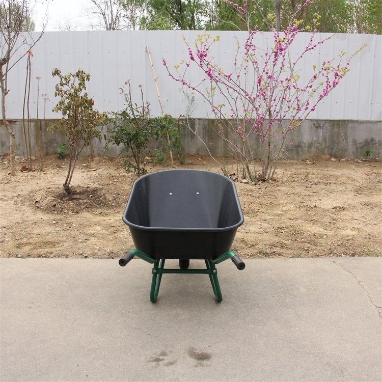 China Industrial Wheelbarrow Manufacturer Large tray wheel barrow WB7401A Australia wheelbarrows wheelbarrow four wheels