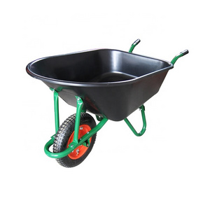 China Industrial Wheelbarrow Manufacturer Large tray wheel barrow WB7401A Australia wheelbarrows wheelbarrow four wheels