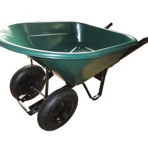 Top quality wholesale model 8FT wheelbarrow with 160KG load Large tray wheel barrow WB8802 America wheelbarrows Pneumatic wheels