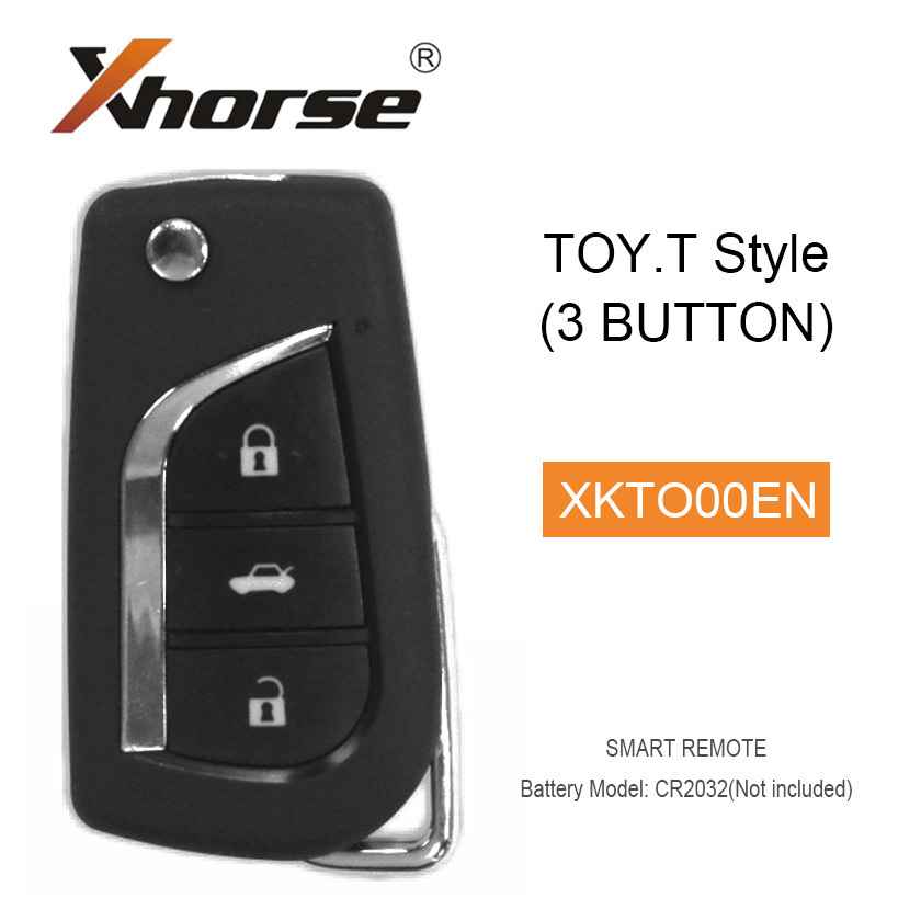 Xhorse VVDI XKTO00EN universal line remote control car key with 3 buttons vehicle key