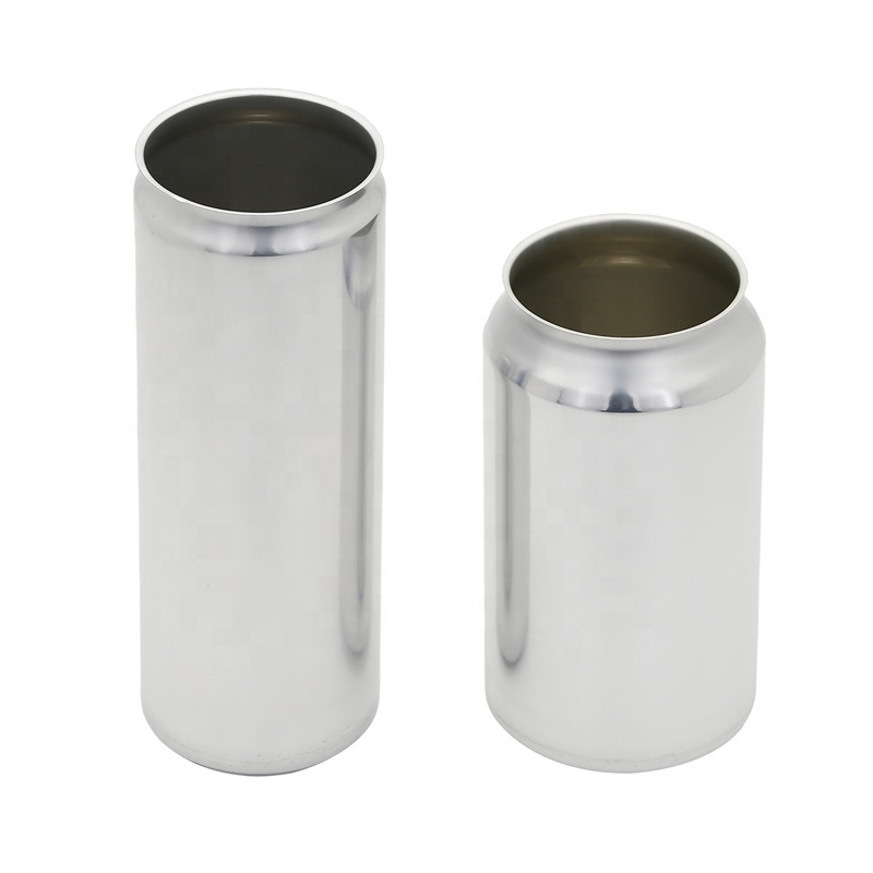 Custom 355ml 473ml 330ml Aluminum Cans with Dia202 B64 Sot easy open end lid For Beer Coffee Soda Beverage Packaging can