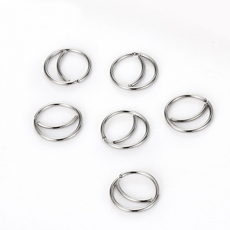 2021 Women Stainless steel Nose Hoop Nose Rings Body Piercing Jewelry