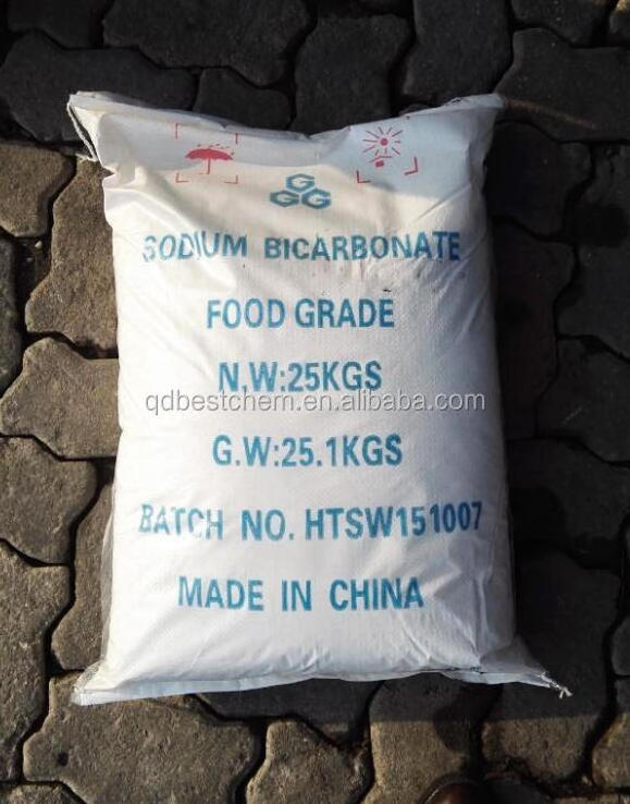 food grade 99% min sodium bicarbonate baking soda