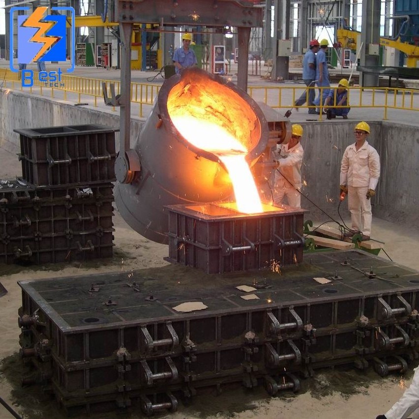 Foundry pouring steel ladle/ furnace casting ladle/iron pouring ladle