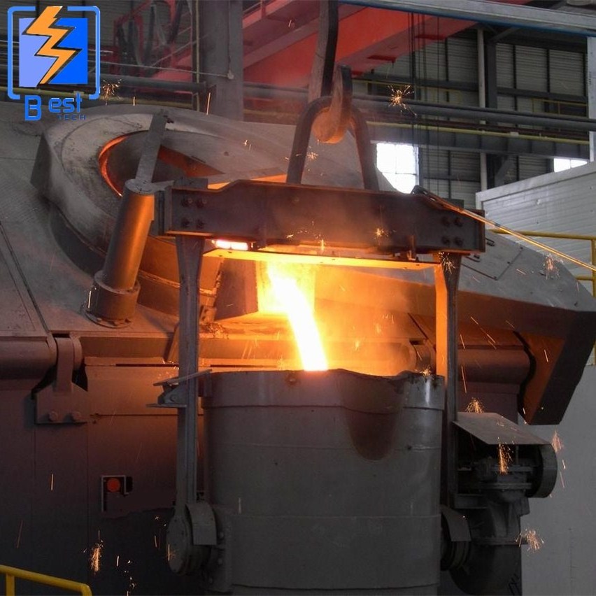 Foundry pouring steel ladle/ furnace casting ladle/iron pouring ladle