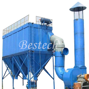 Auto Discharge Dust Extractor Air Pulse Jet Cleaning Cyclone Industrial Dust Collector Machine