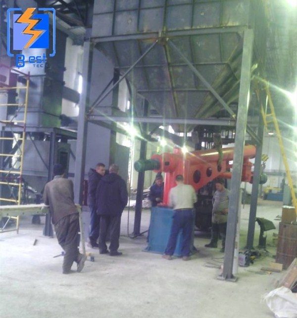 foundry resin sand mixer/resin coated sand casting/resin sand production line treatment process