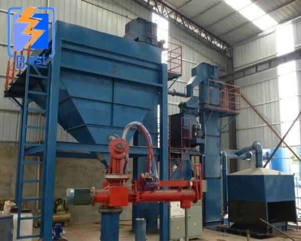 foundry resin sand mixer/resin coated sand casting/resin sand production line treatment process