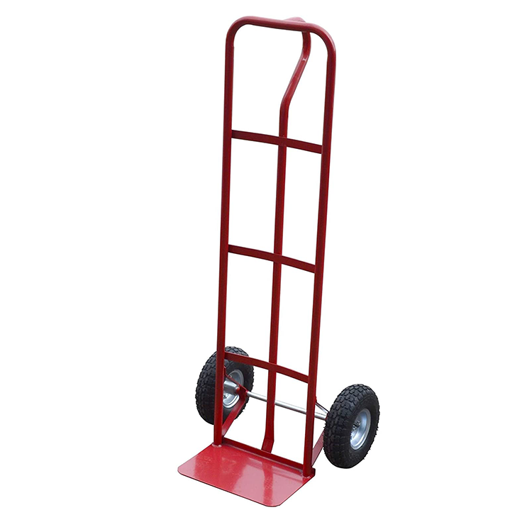 Hand trolley HT1805 Sack Truck 400lb with Pneumatic Wheels P Handle Heavy Duty Sack Barrow