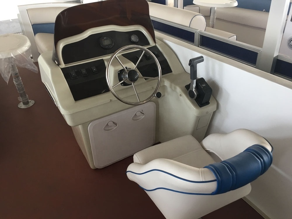 Aluminum pontoon boat Catamaran Water Craft 735 boat