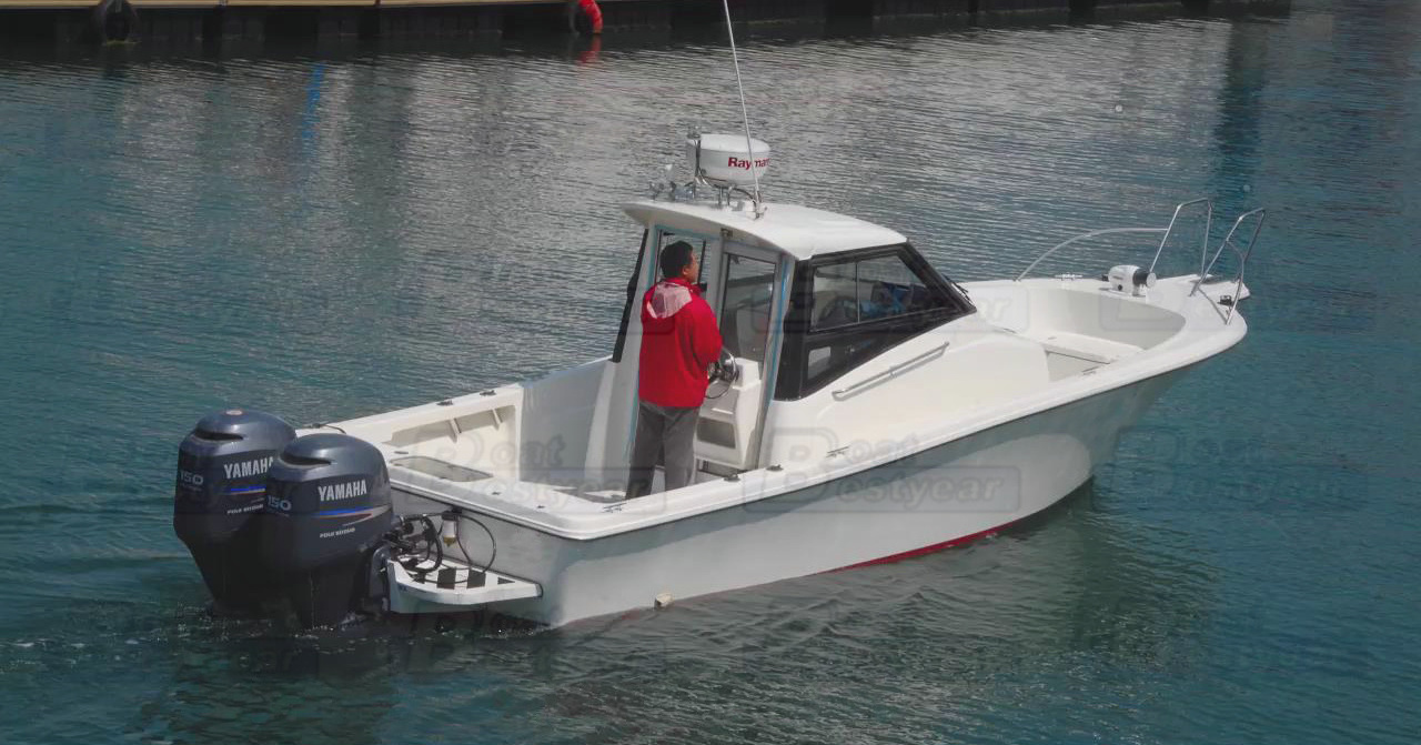 Hot sale UF28ft fiberglass Japanese sport fishing boat