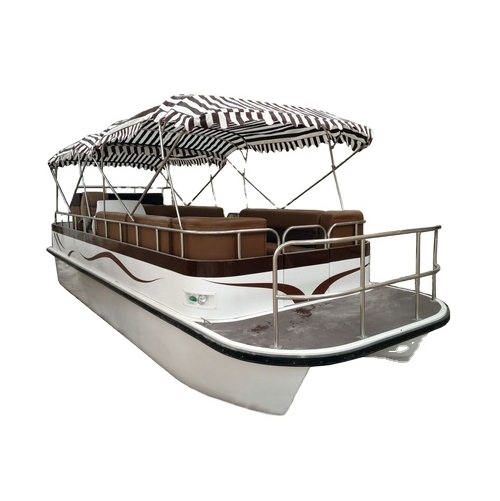 Fiberglass Electric boat E750 pontoon boat