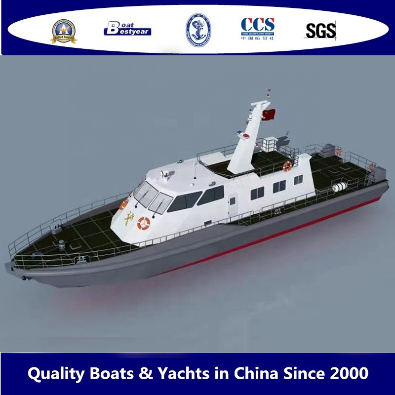 Bestyear 33m High Speed Fiberglass Boat for Patrol or Work