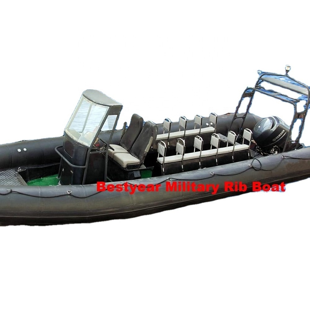 Bestyear Rigid Hull Inflatable  Hypalon RIB Boat RIHB Touring Yacht for sale 8.6M-12M