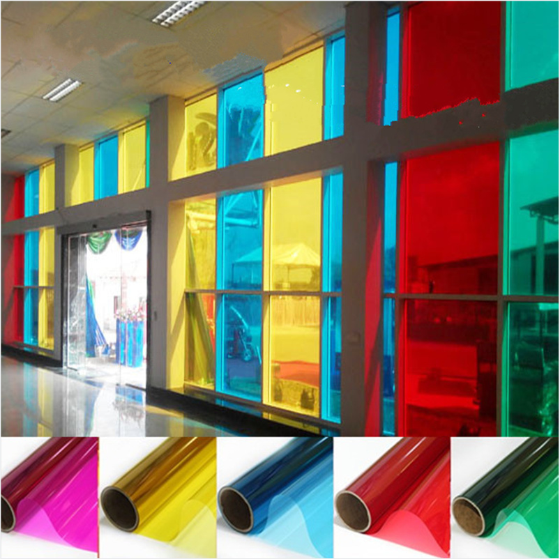 Multi Colour Transparent Window Film Stained Glass