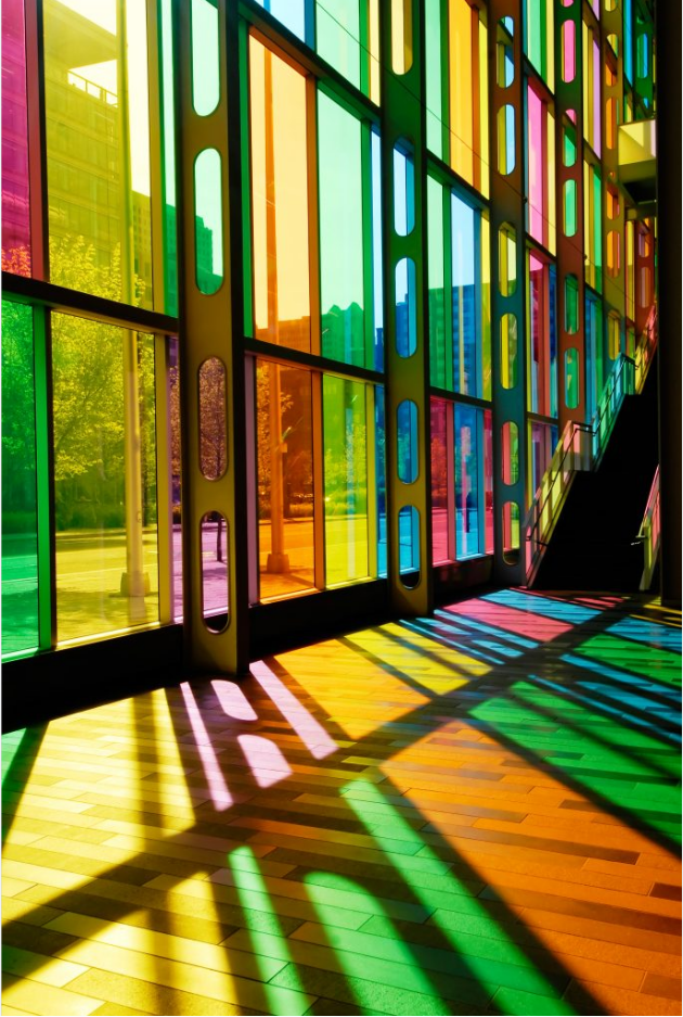 Multi Colour Transparent Window Film Stained Glass