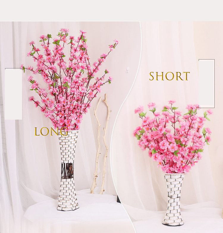 Silk High simulation Wedding decoration home Decor New Arrival Simulation Silk Cherry Blossom Flowers Artificial Flowers