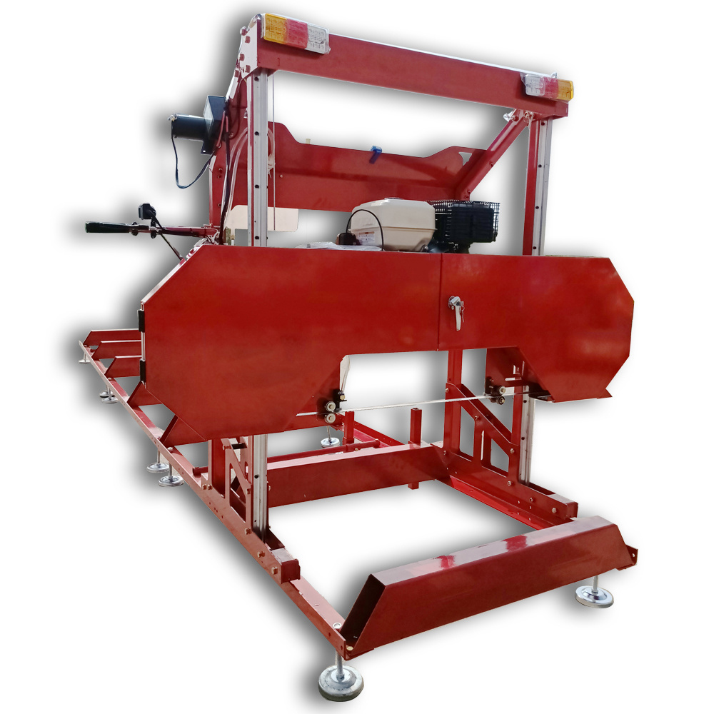 BRT Horizontal Log Portable Band Sawmill For Lumber wood band saw sawmill swing blade