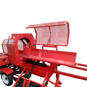 BRTN22T gasoline automatic fire wood processor EPA approved, petrol log splitter,firewood cutting machine,forestry machinery