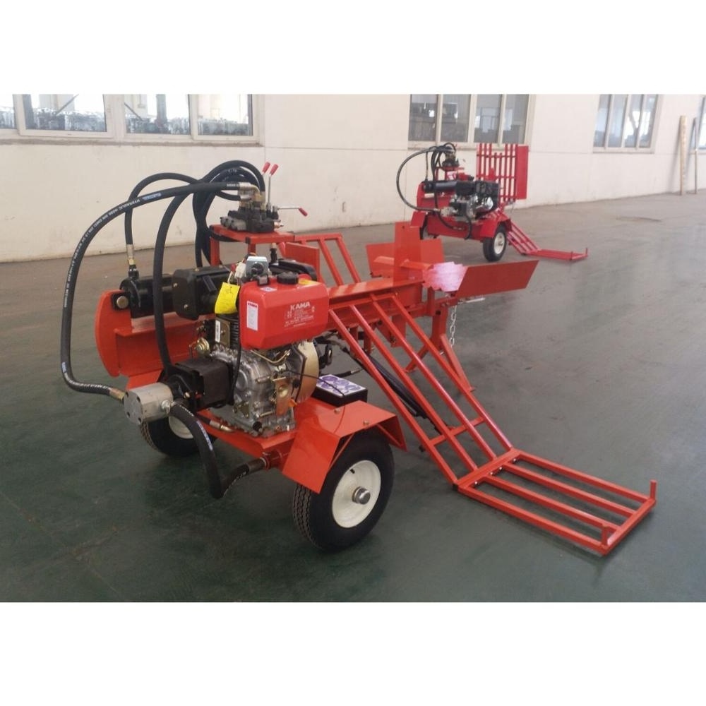 Hot selling 50T Log splitter with log lift table