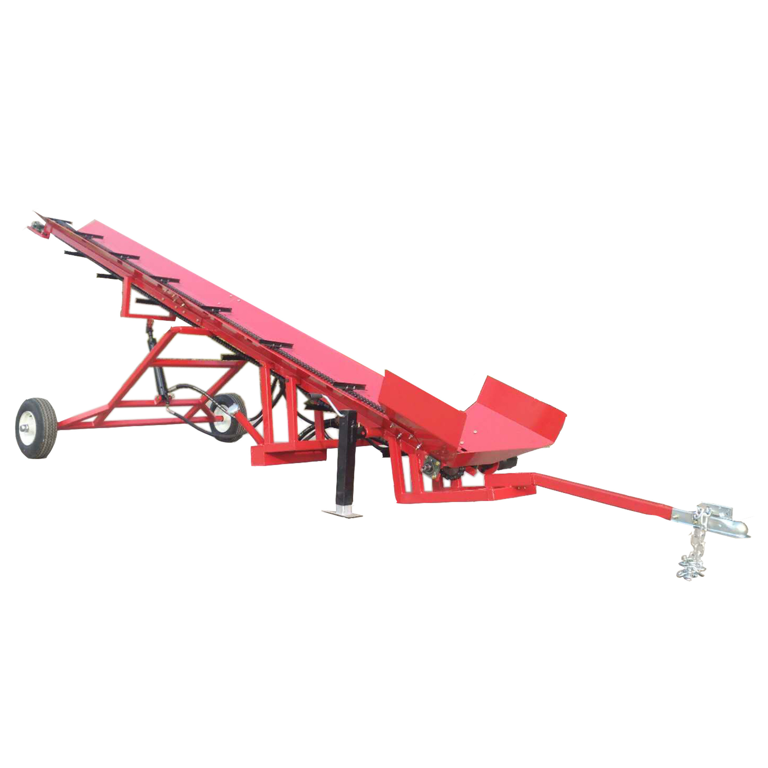 Good Price 16 feet China Wood Elevator Firewood Conveyor with chain belt