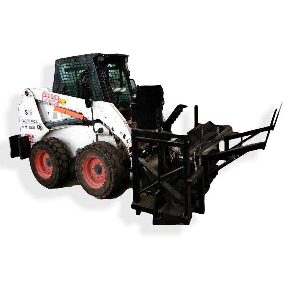 firewood processor skid steer attachment Mini Excavator & even Tractor 30 ton full automatic