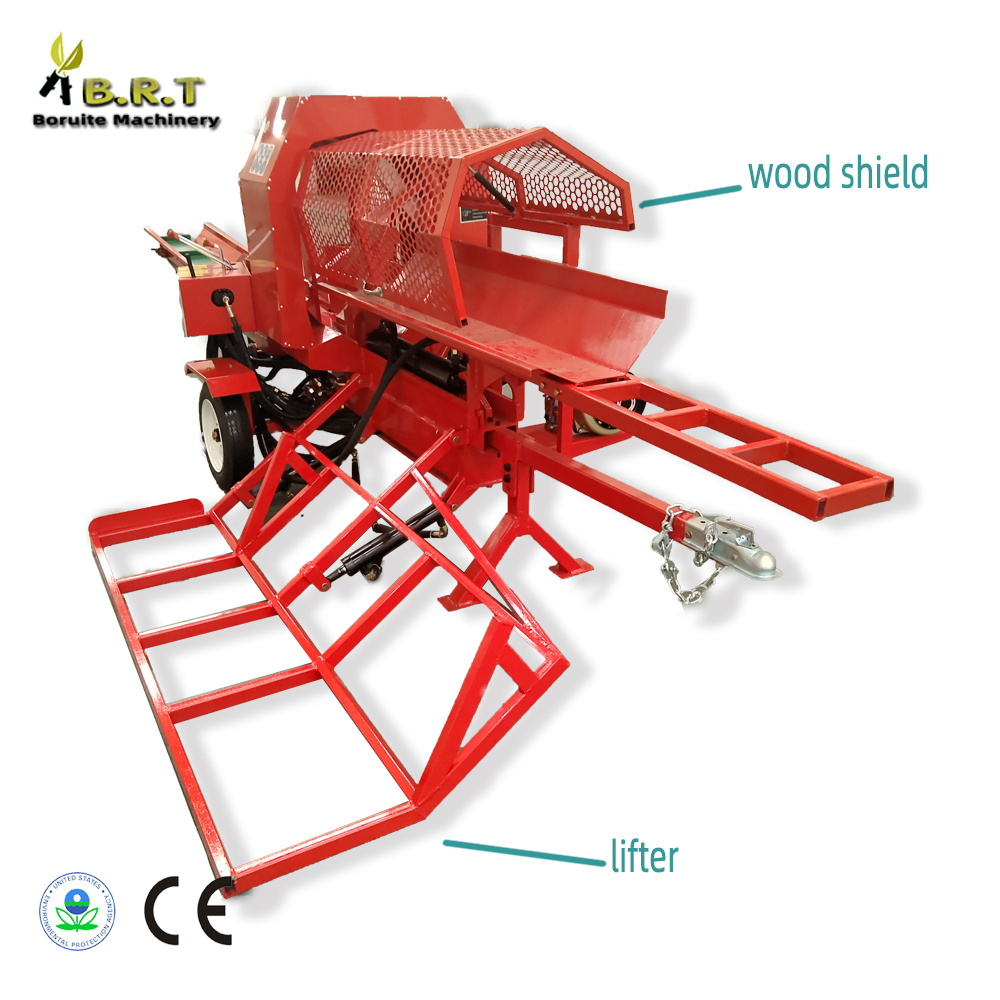 wood splitting machine log splitter petrol wood saw cutting machine price