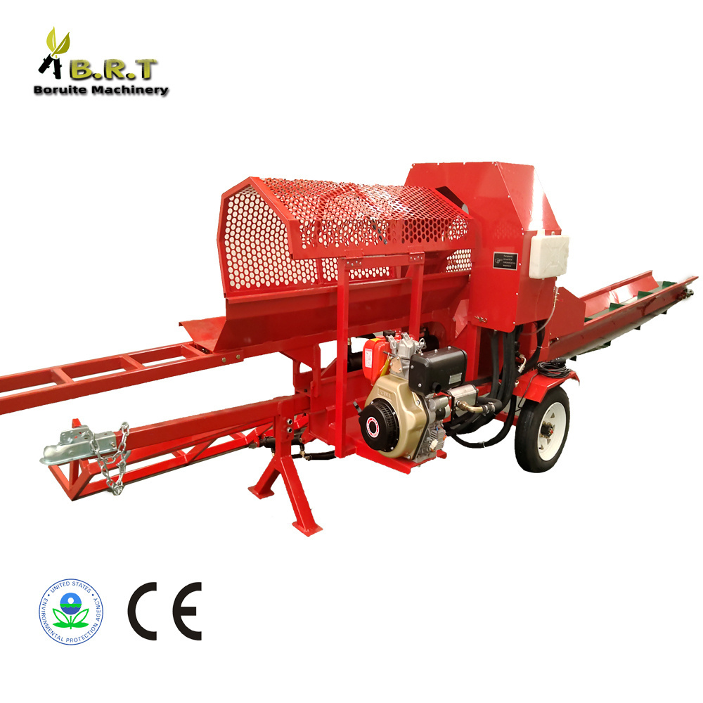 wood splitting machine log splitter petrol wood saw cutting machine price