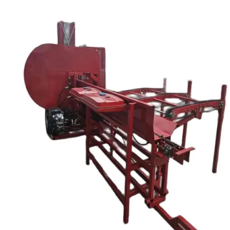 BRT 50 Ton Firewood Processor Circular Saw Log Splitter Hydraulic Wood Splitter With Trailer