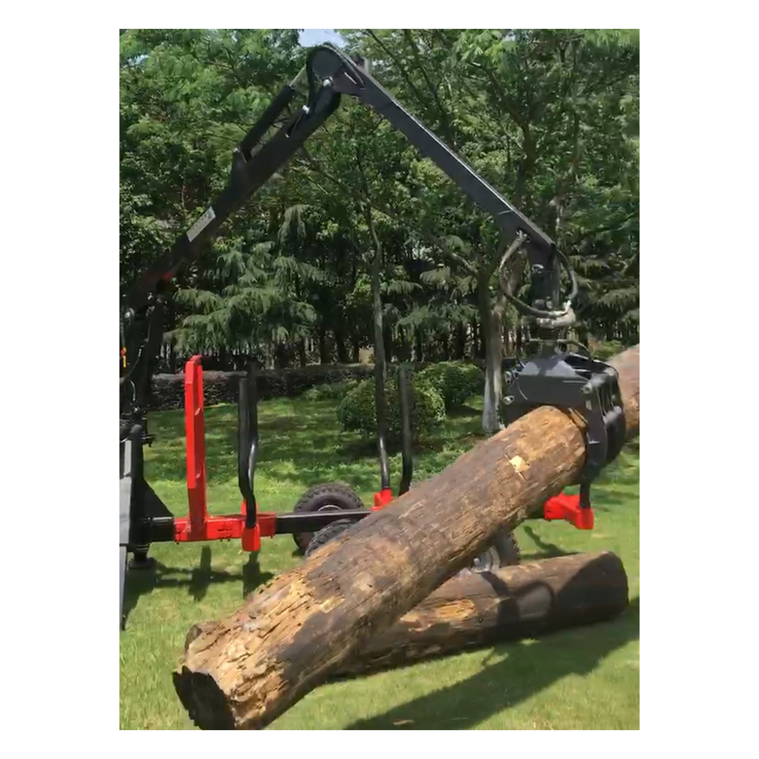 Log Grapple for Tractor Wood Grapple Swivelling Grapple