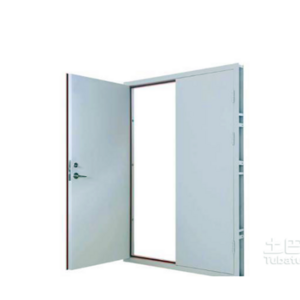 Double swing steel fire rated doors fire-proof metal door