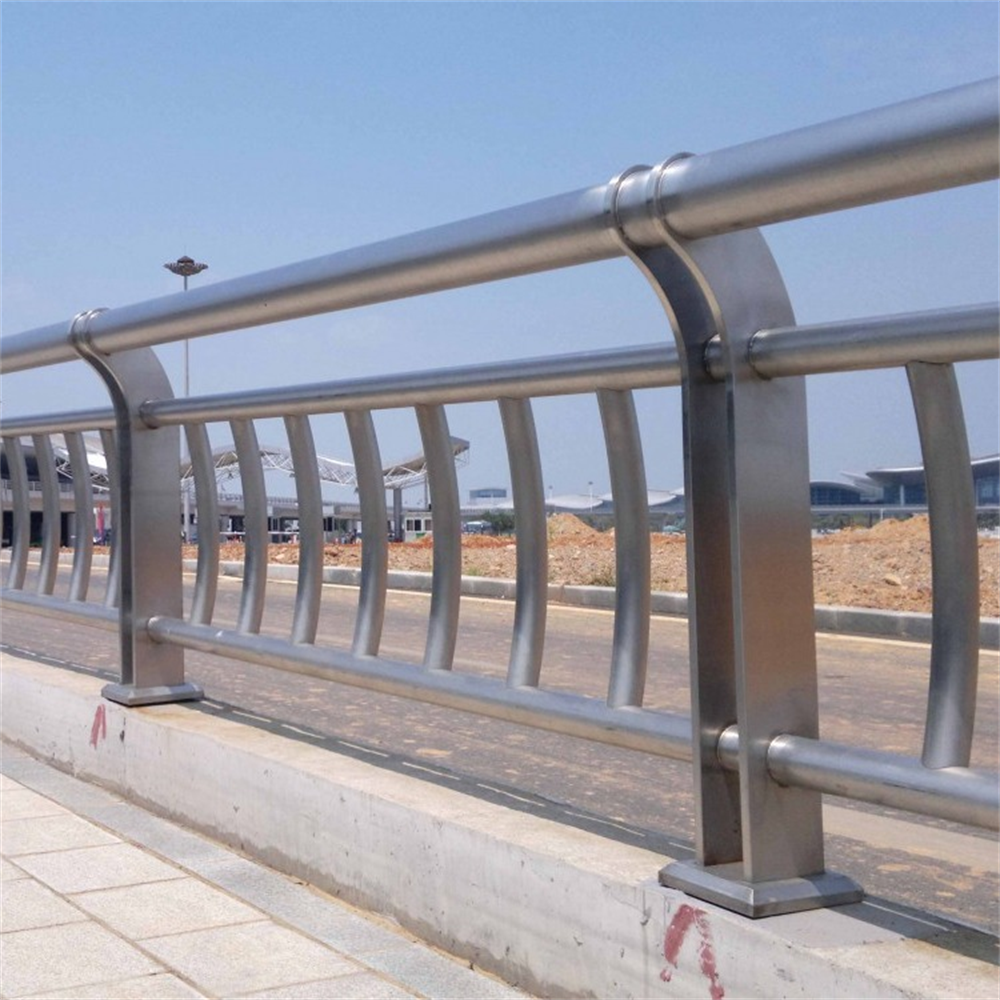 Hot sale Factory Directly Galvanized steel Bridge Road Parapet Handrail guardrail Stainless Steel Freeway Guard Rail