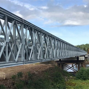 High Quality Hot Dip Galvanized  CB200 Bailey Bridge Low Cost  Quick Build Steel Structure Bailey Bridge