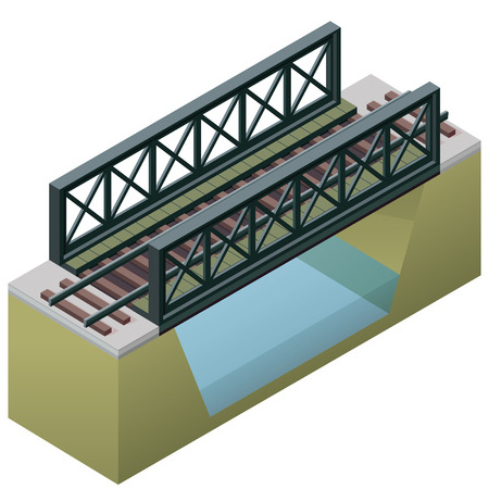 Factory direct sales cheap price galvanized steel truss bailey bridge