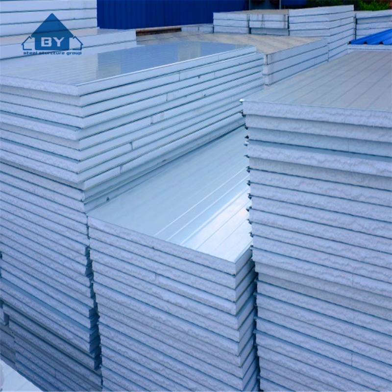 Factory Direct Supply High Quality PU Polyurethane Sandwich Panel, Insulated PIR Sandwich Panel.EPS Rock wool  Sandwich Panel