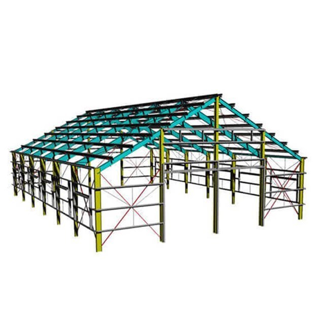 Prefabricated Steel Shed Modular hangar Metal simple Warehouse Buildings Church Buildings Design