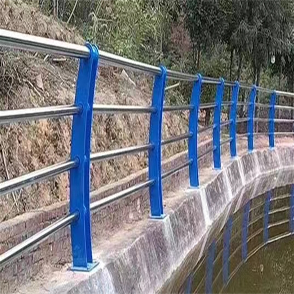 Hot sale Factory Directly Galvanized steel Bridge Road Parapet Handrail guardrail Stainless Steel Freeway Guard Rail