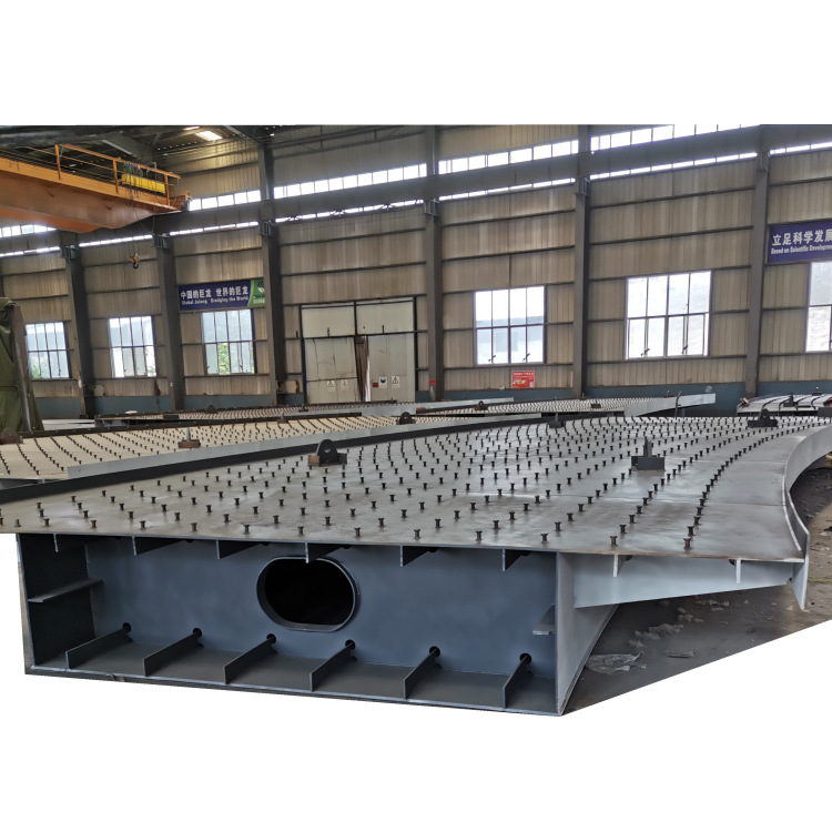 A992 A572 Q345 structural steel beam fabrication welded hot dipped galvanized steel plate girder for steel structure bridge