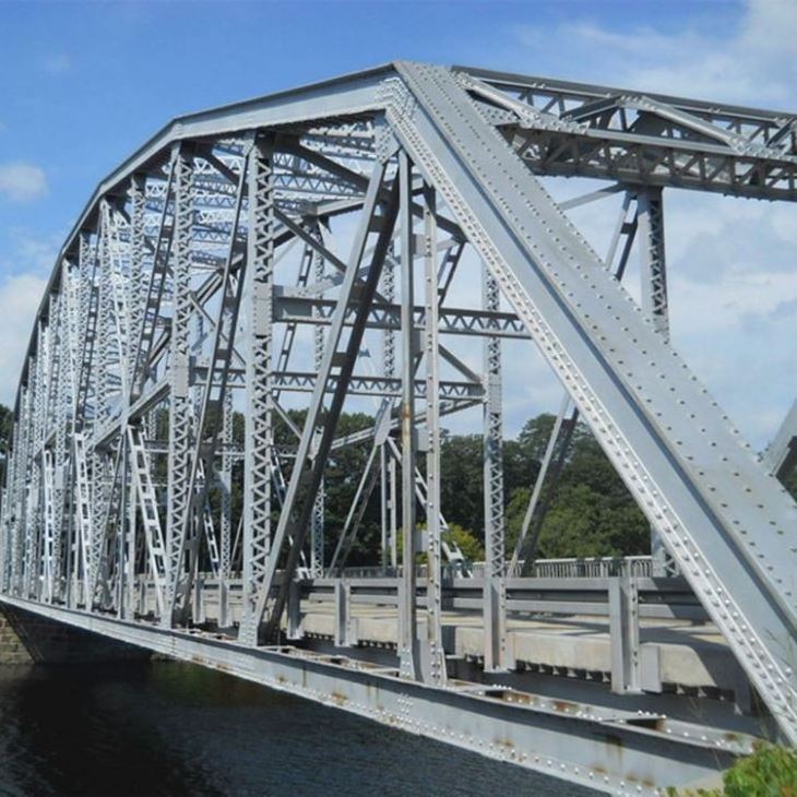 Pedestrian Prefabricated Double Truss Bailey Bridge Low Cost  Quick Build Steel Structure Bailey Bridge