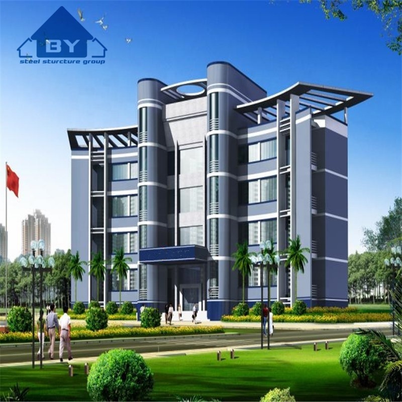 Prefabricated High Rise Community Metal frame Buildings Church Hotel Office Steel Structure residential Building