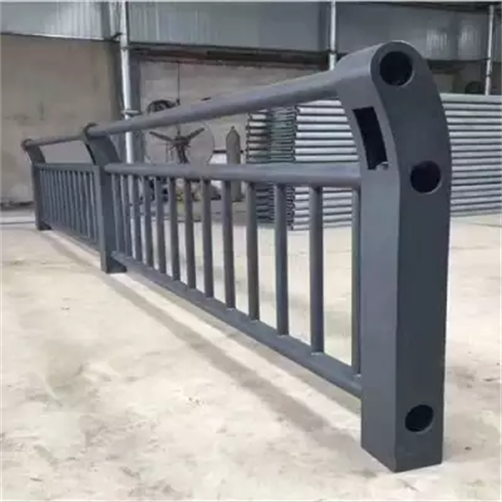 China Factory directly sale Galvanized steel Bridge Road parapet handrail stainless steel freeway road railing Guard rail