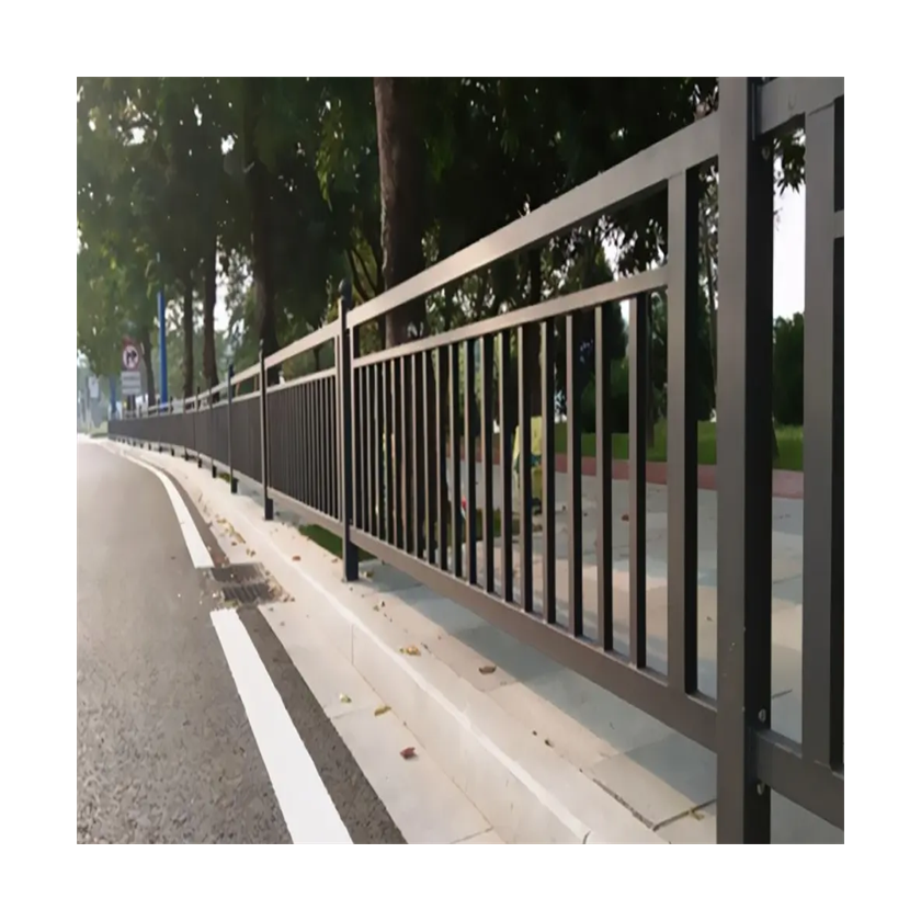 Wrought Iron Railing Design Galvanized Steel Garden Balcony Panel Metal Fence