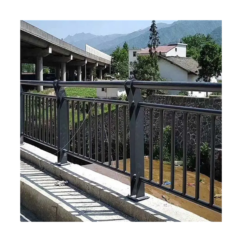 Modern Design Wrought Iron Fence Cheap Steel Rail Fence for Garden Gate Security Waterproof for Manufacturer