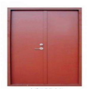 Factory Wholesale Single Leaf Steel Wooden Fire Door Residential Corridor Fire Rated Door Other Doors